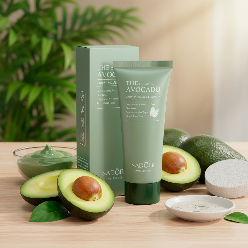 SADOER Limpiador Facial con Extracto de Aguacate 100g