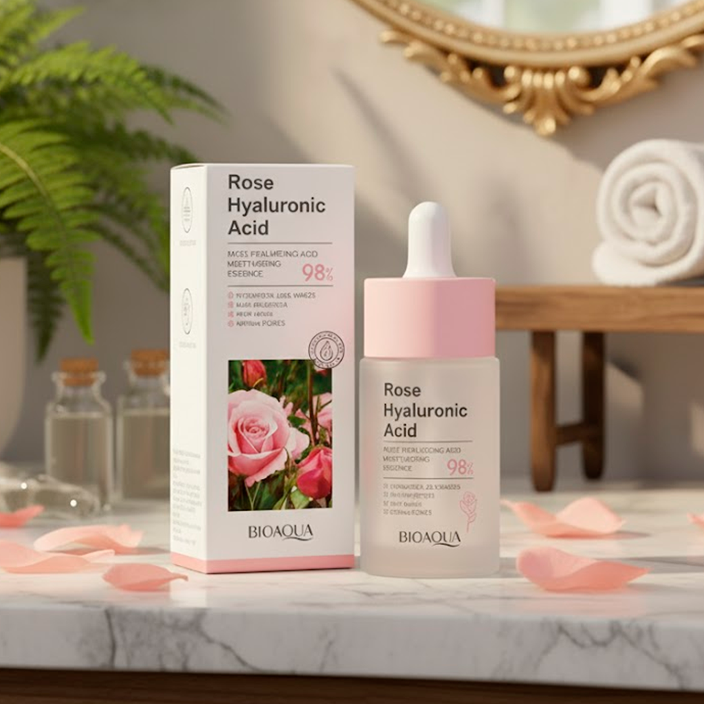 Esencia de Rosas con Ácido Hialurónico